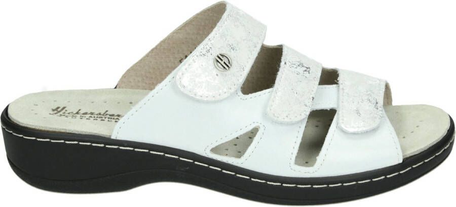 Hickersberger 5111~~~~~~~~~~~~~~~~~~~~~~~~~~ Dames slippers Wit beige