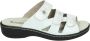 Hickersberger 5111~~~~~~~~~~~~~~~~~~~~~~~~~~ Dames slippers Wit beige - Thumbnail 1