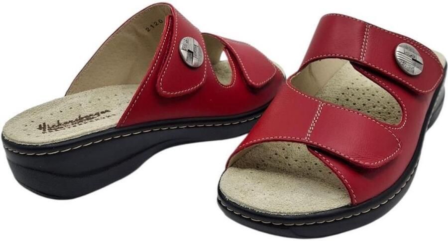 Hickersberger 2120 Milano rood dames slipper steunzolen