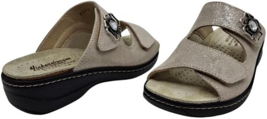 Hickersberger 2171 1063 Beige Glitter Hallux slipper