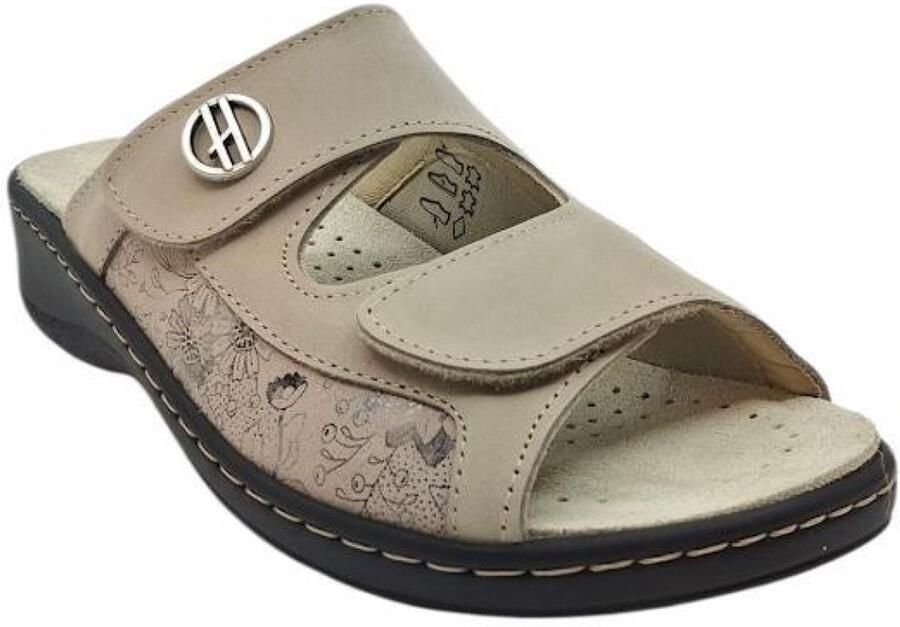 Hickersberger 2856 beige comfortslipper dames Hallux & steunzolen Bonne Shoe - Foto 2