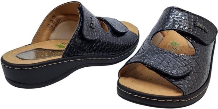 Hickersberger Slippers grau kroko