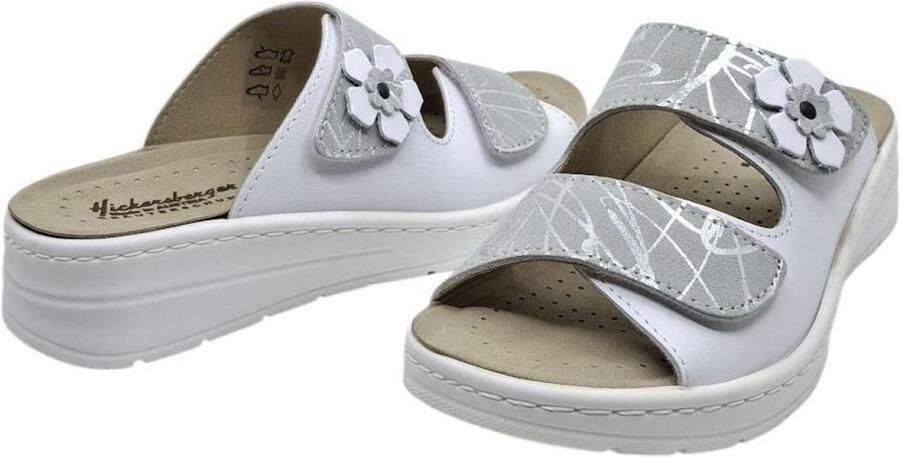 Hickersberger Slippers Weiss Leder