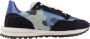 Hidnander Indigo Camo Slip-On Sneakers Blue Heren - Thumbnail 1