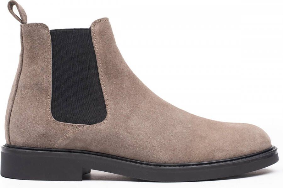 Hinson beatenberg blakemore chelsea boots heren taupe suède - Foto 2