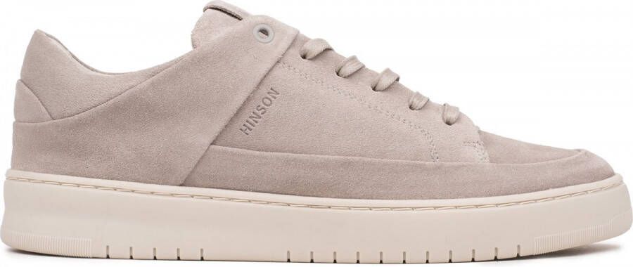 Hinson bennet P4 sneakers heren lichtgrijs suède