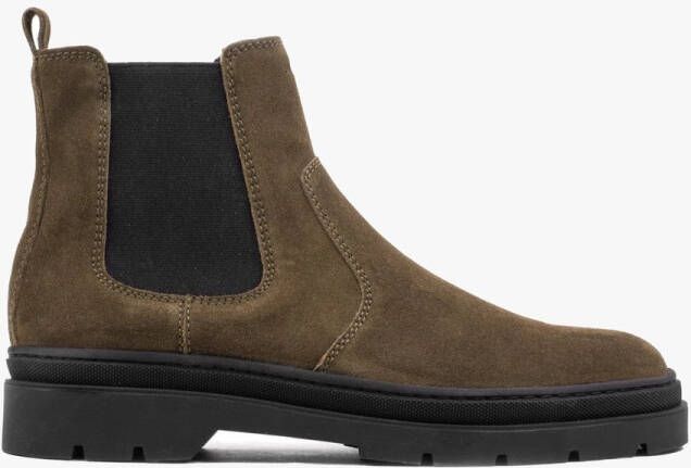 Hinson Elon Chelsea Olive Suede
