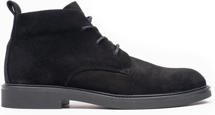 Hinson beatenberg chucka veterboots heren zwart suède