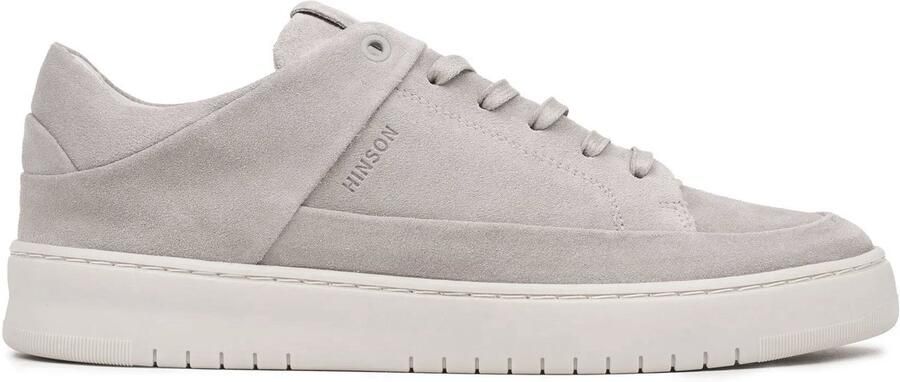 Hinson bennet P4 sneakers heren lichtgrijs suède