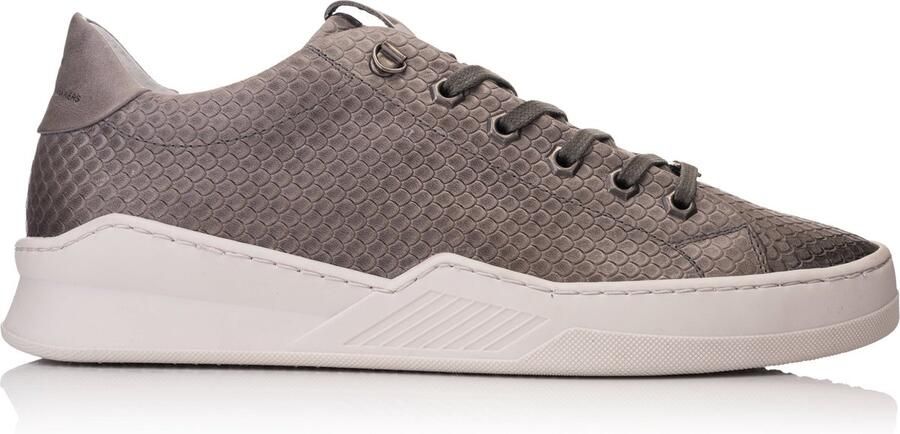 Hinson city low sneakers heren grijs embossed leer - Foto 1