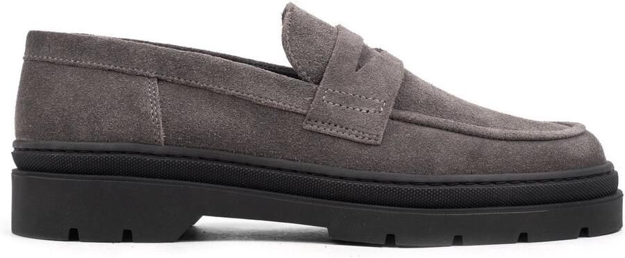 Hinson elon loafers heren antracite suède