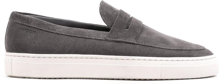 Hinson malton saddle loafers heren fumo suède - Foto 2
