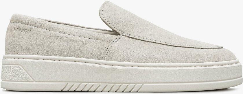 Hinson miller slip-on loafers heren beige suède