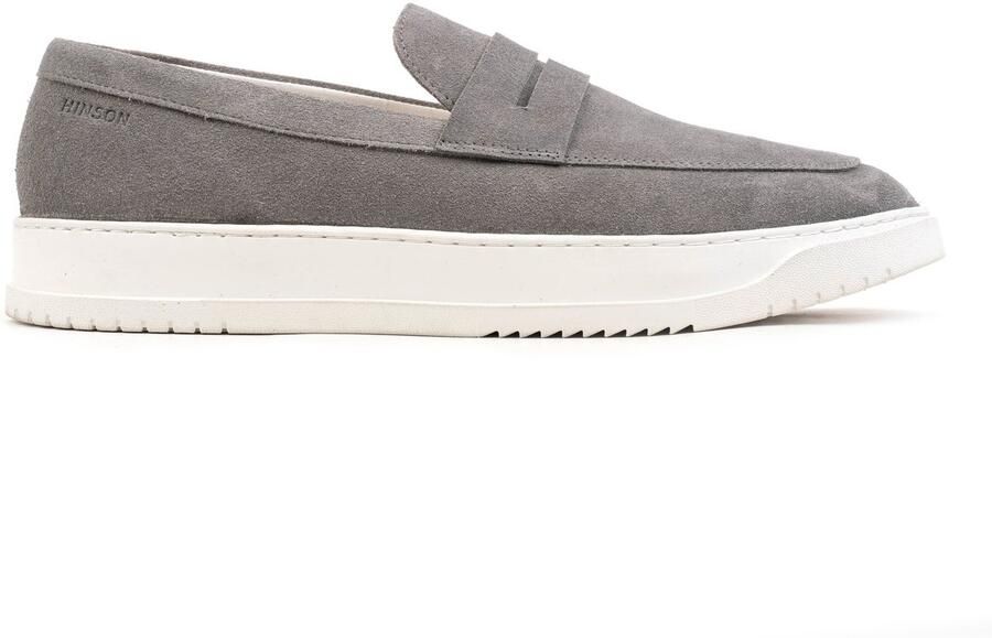 Hinson palmer loafers heren grey suėde