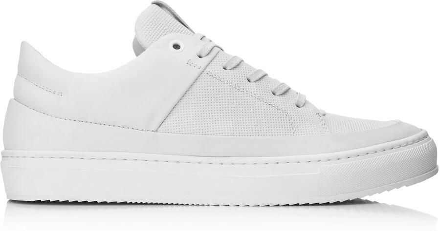 Hinson sorren p3 low sneakers heren wit embossed nubuck