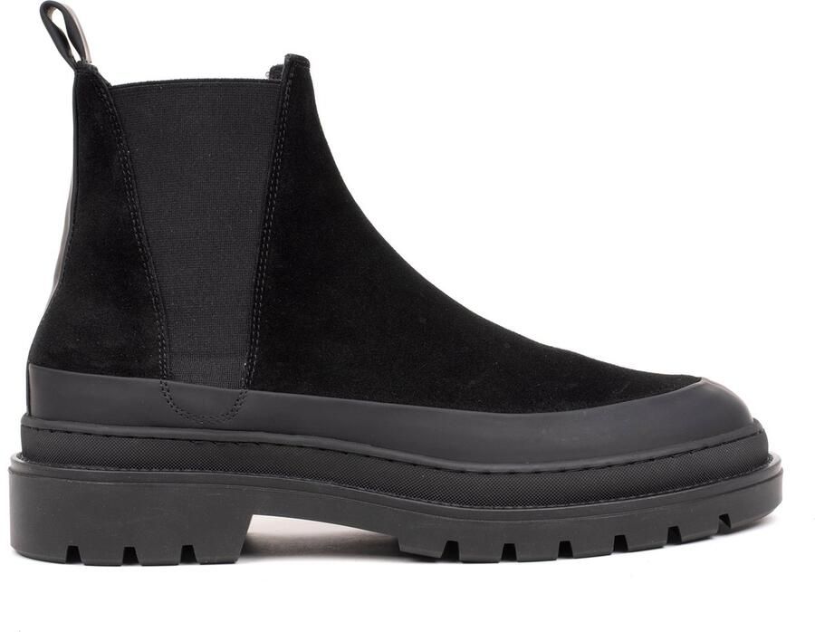 Hinson SPECTER CHELSEA BOOT Black Leather Suede