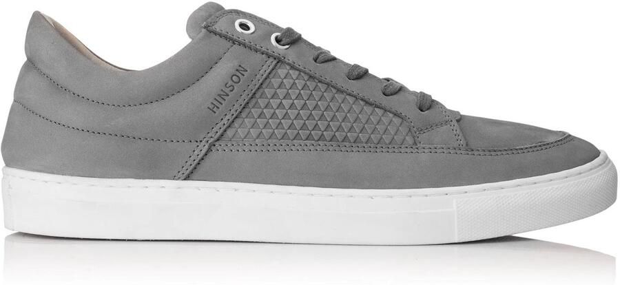 Hinson velo padded sneakers heren grijs nubuck