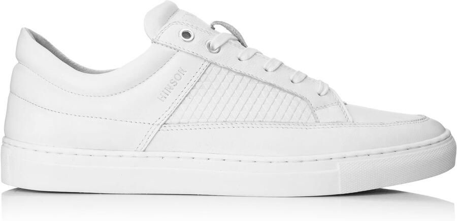 Hinson velo padded sneakers heren wit leer