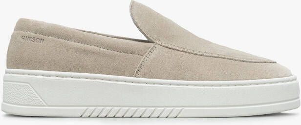 Hinson Miller Slip On Beige Suede