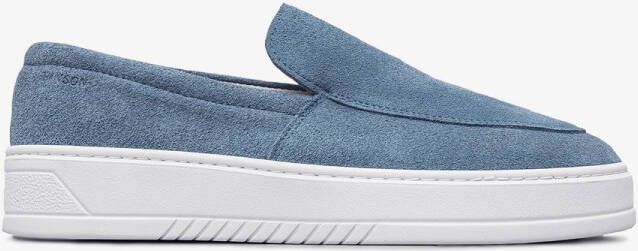 Hinson Miller Slip On Blue Suede