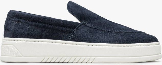 Hinson Miller Slip On Navy Suede