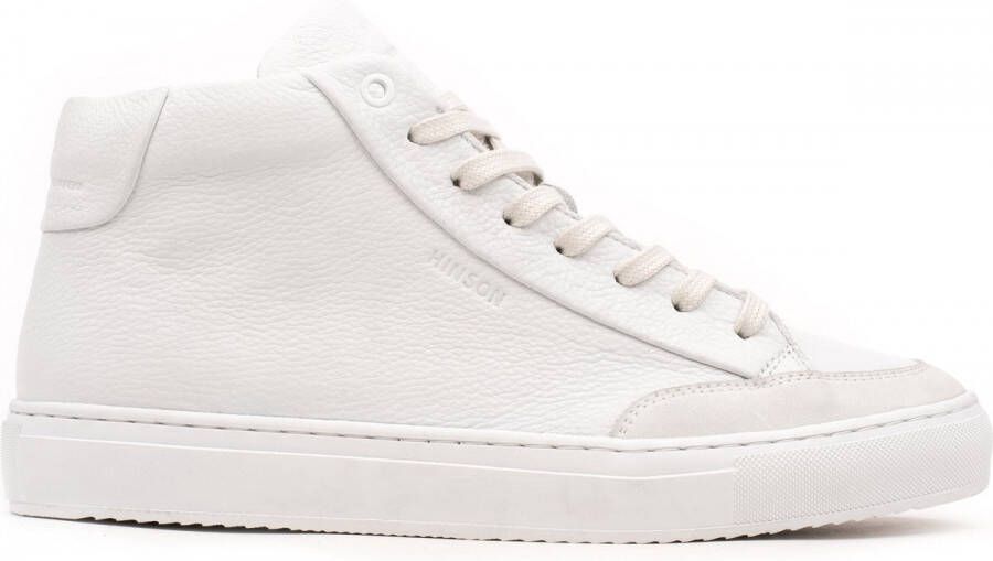 Hinson sorren high sneakers heren wit leer