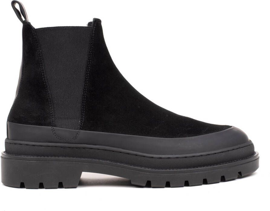 Hinson SPECTER CHELSEA BOOT Black Leather Suede