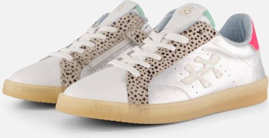 Hip Animal Sneakers zilver Leer