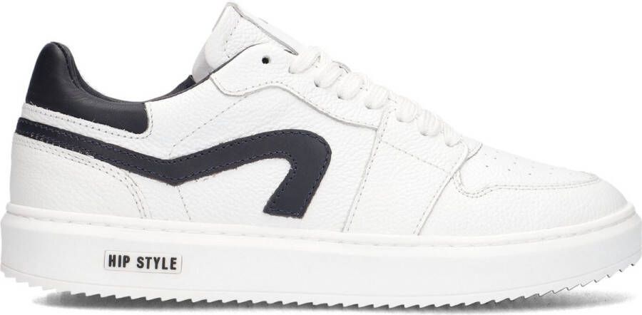 Hip H1015 Sneakers Leren Sneaker Jongens Wit