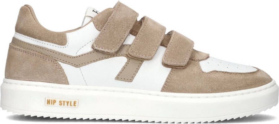 Hip H1016 Lage sneakers Leren Sneaker Jongens Beige