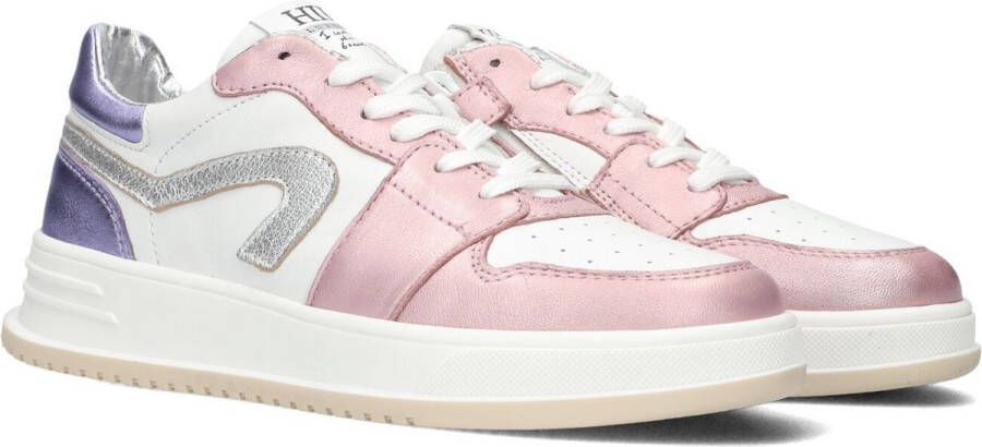 Hip H1115 Lage sneakers Leren Sneaker Meisjes Roze