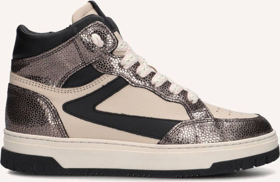 Hip H1197 Sneakers Meisjes Leren Sneaker Brons