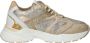 Hip H1255 Sneakers Leren Sneaker Meisjes Goud - Thumbnail 7