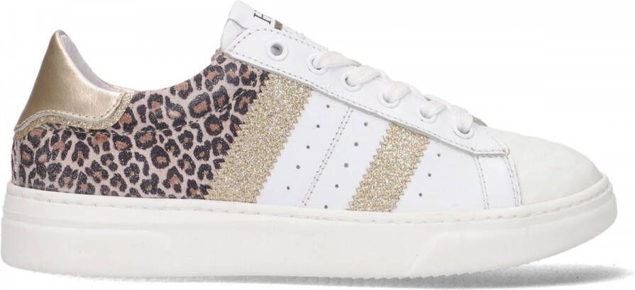 Hip H1261 Lage sneakers Leren Sneaker Meisjes Wit