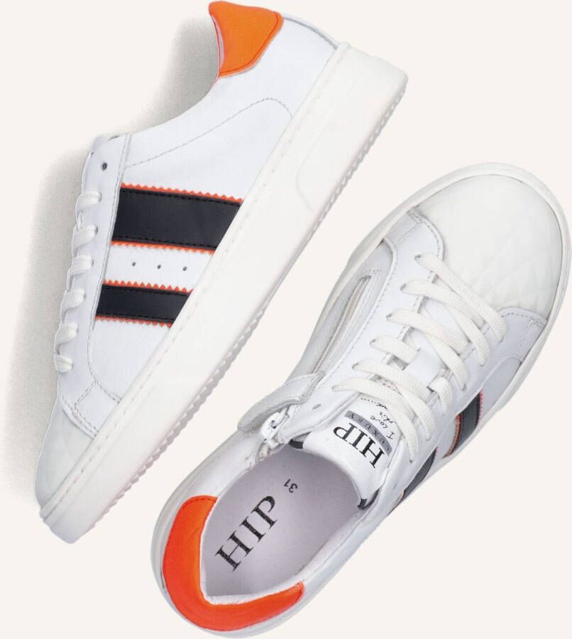 Hip H1610 Lage sneakers Leren Sneaker Jongens Kids Wit - Foto 2