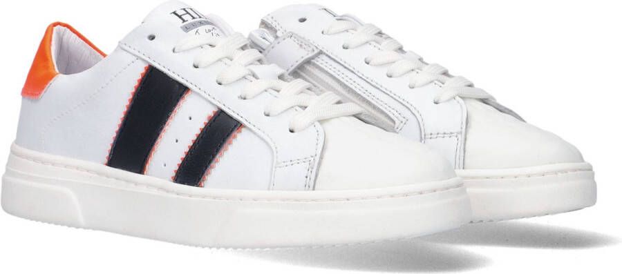 Hip H1610 Lage sneakers Leren Sneaker Jongens Kids Wit - Foto 3