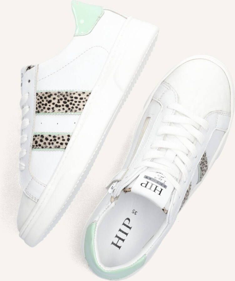 Hip H1610 Lage sneakers Leren Sneaker Meisjes Kids Wit - Foto 2