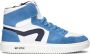 Hip H1665 suède sneakers blauw wit Leer Meerkleurig 33 - Thumbnail 2