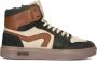 Hip H1665 Hoge sneakers Leren Sneaker Jongens Kids Groen - Thumbnail 2