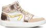 Hip H1765 Sneakers Leren Sneaker Meisjes Beige - Thumbnail 2