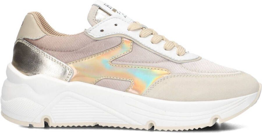 Hip H1835 Sneakers Leren Sneaker Meisjes Beige