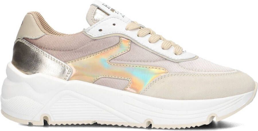 Hip H1835 Sneakers Leren Sneaker Meisjes Beige