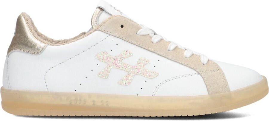 Hip H1886 Sneakers Leren Sneaker Meisjes Wit