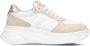 Hip chunky leren sneakers wit beige - Thumbnail 2