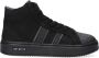 Hip H1943 Hoge sneakers Jongens Kids Zwart - Thumbnail 2