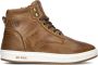 Hip H2239 Sneakers Jongens Leren Sneaker Bruin - Thumbnail 2