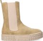 Bruin Tinten H2368 Chelsea boots Enkellaarsjes Meisjes Beige - Thumbnail 2