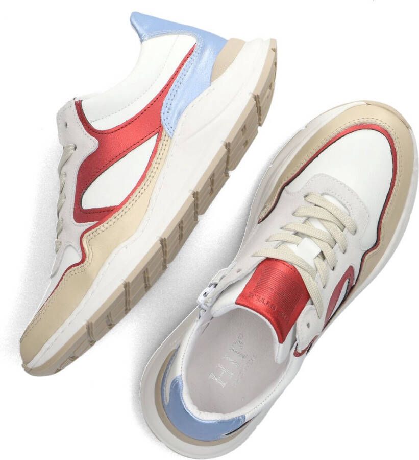 Hip H6355 Lage sneakers Leren Sneaker Meisjes Wit