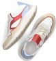 Hip H6355 Lage sneakers Leren Sneaker Meisjes Kids Wit - Thumbnail 2
