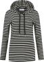 Hip Helena Hart 7361 Hoodie Breton zwart ecru maat XS (34) - Thumbnail 1